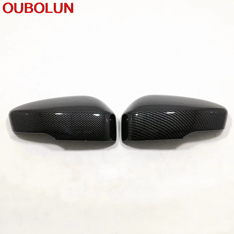 OUBOLUN для Mitsubishi Eclipse Cross 2017 2018 2019 дверь боковое зеркало заднего вида крышка Накладка