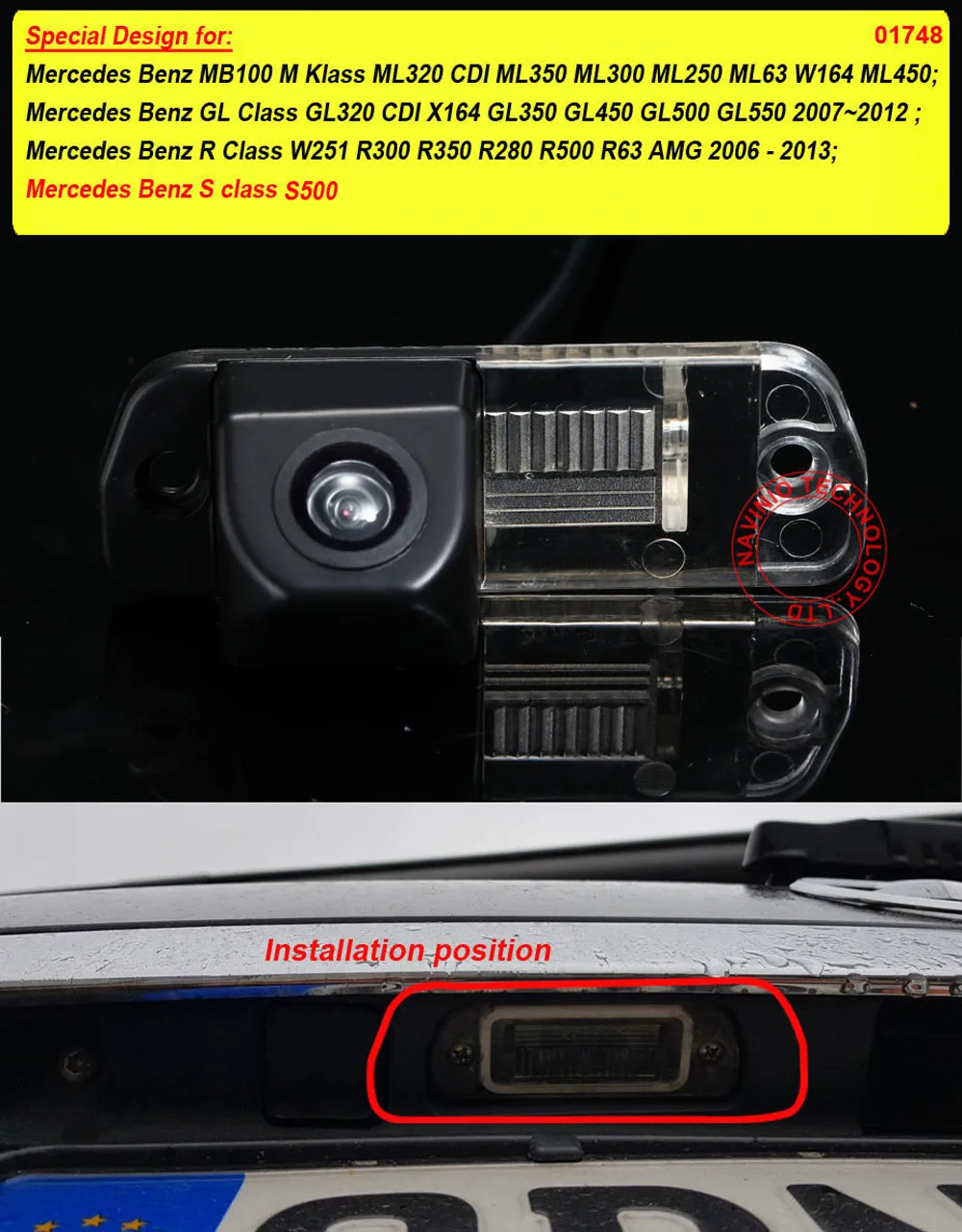 Для MERCEDES Benz GL ML320 350 300 250 450 63 W164 W251 R300 R350 R500 AMG S500 автомобиля зеркало заднего вида парковочная камера заднего вида