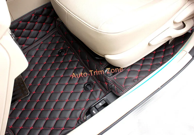 Черные кожаные коврики и ковры для Toyota Prius 2004 2009 XW20|leather floor mats|floor matinterior mats |
