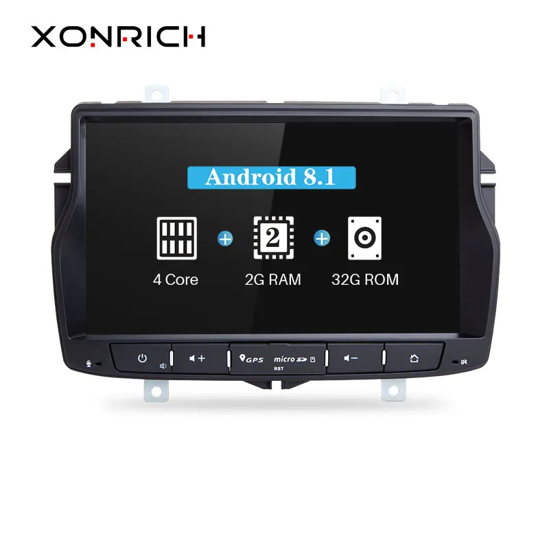 Xonrich Android 8 1 2G Автомобильный gps для Lada Vesta Радио Стерео навигация Аудио мультимедиа