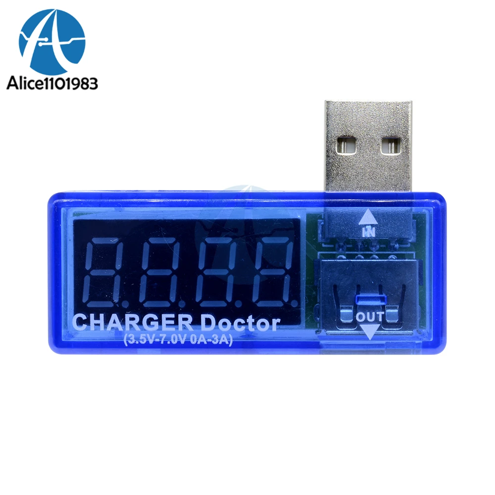 KW 201 USB Зарядное устройство Батарея доктор мобильный детектор уровня мощности