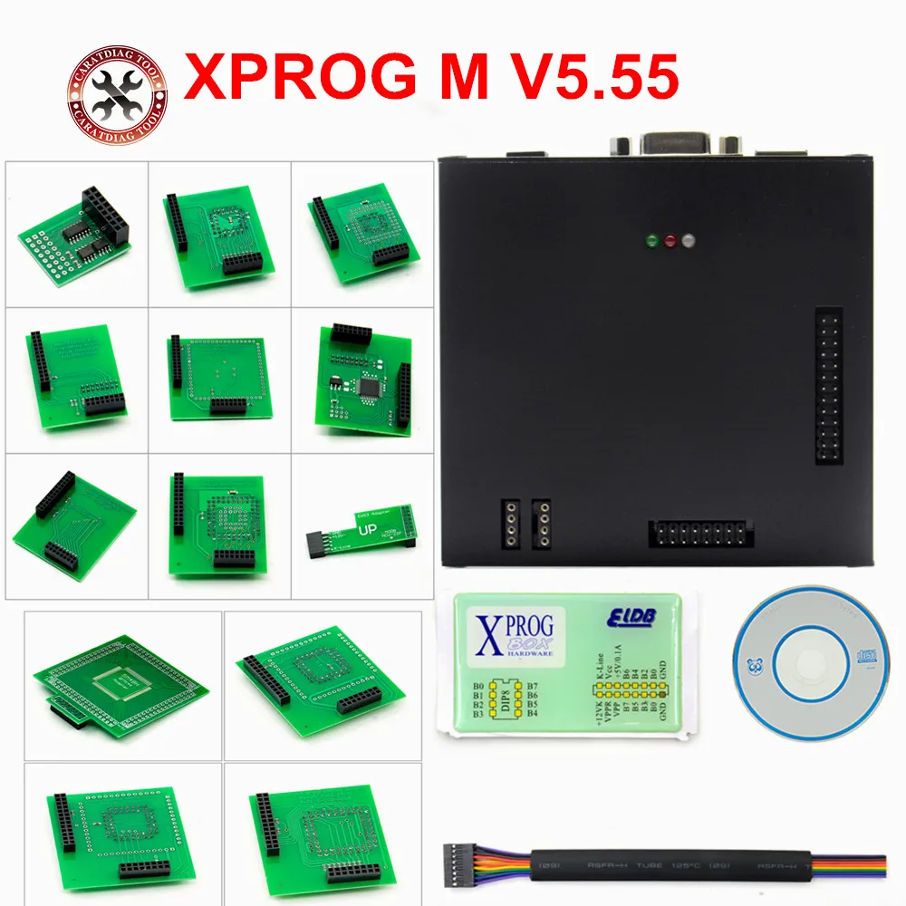2018 хит продаж XPROG M V5.55 полный комплект ECU чип тюнинг X prog 5 55 OBD профессиональный