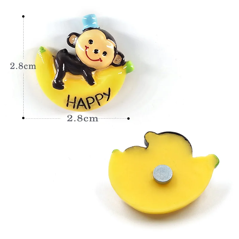 10 шт. магнит на холодильник с коровой Кроликом кошкой мультяшным животным белая