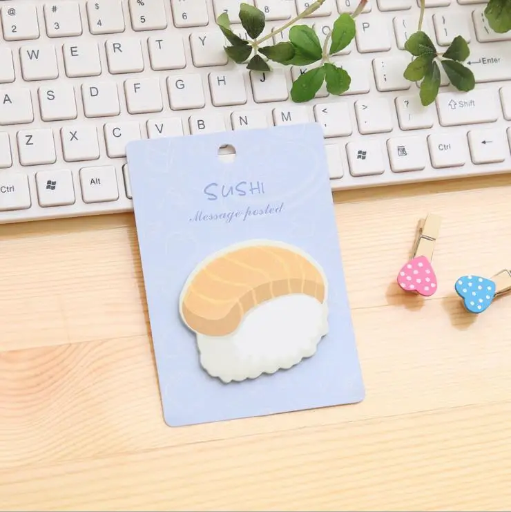 1 шт. новый корейский блокнот Lytwtw Kawaii для завтрака Липкие заметки креативный