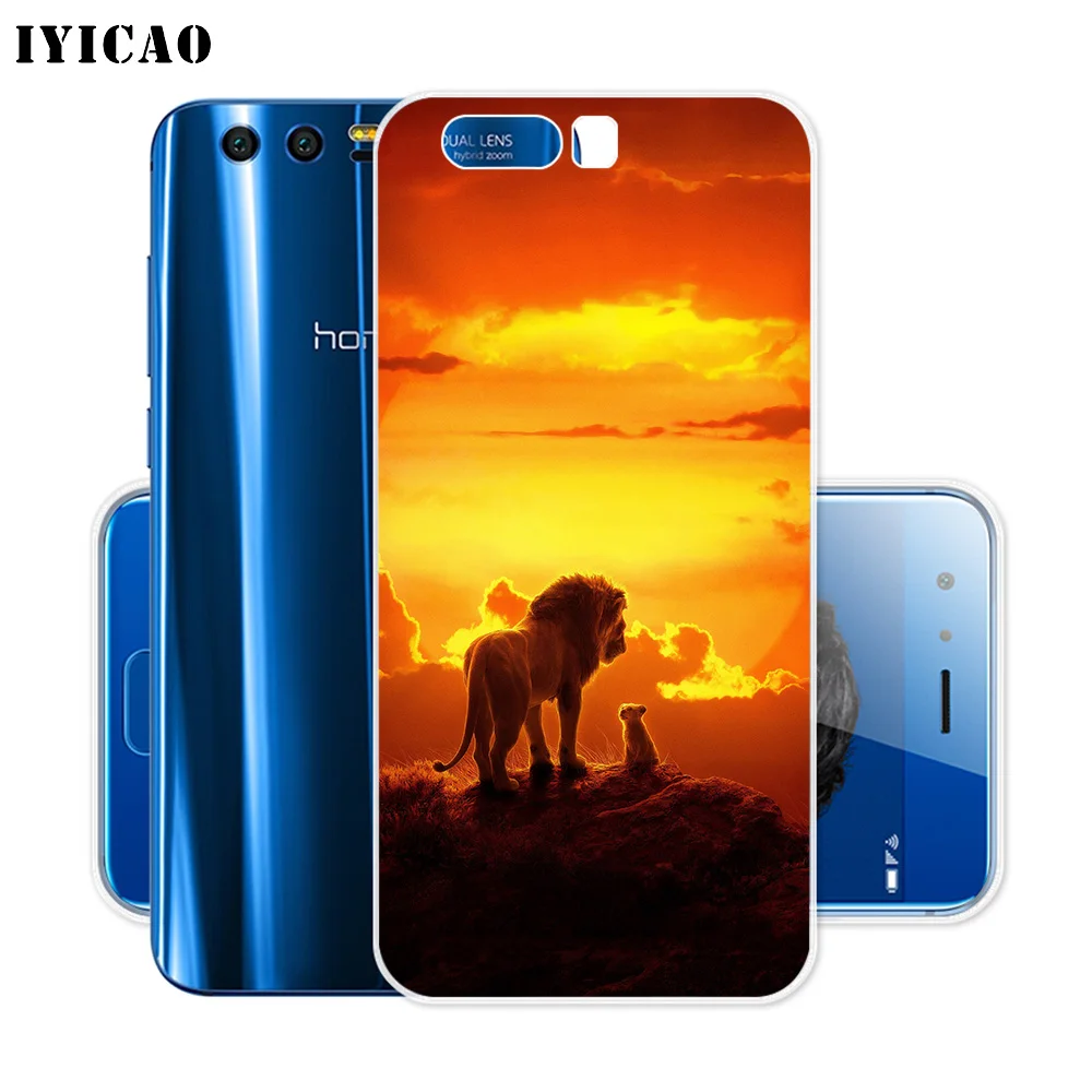 Мягкий силиконовый чехол IYICAO для Huawei Y9 Y7 Y6 Prime 2018 Honor 8C 8X 8 9 10 Lite 7X 7C 6A 7A