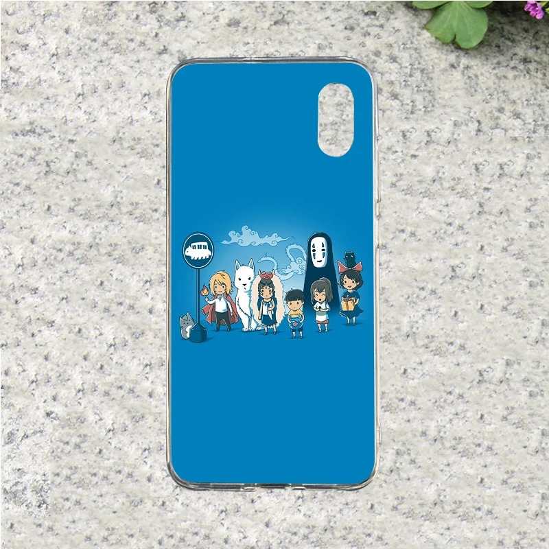 Чехол для телефона Cartoon Studio Ghibli для xiaomi mi 4 5 6 8 4i 4c 5x 6s 6x A1 5s Plus max 2 3 note mix из мягкого PU материала.