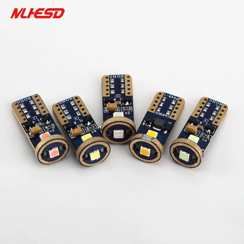 2 шт. T10 3030 чип лампада W5W 7 Вт 194 168 3SMD canbus светодиодный DRL резервного копирования