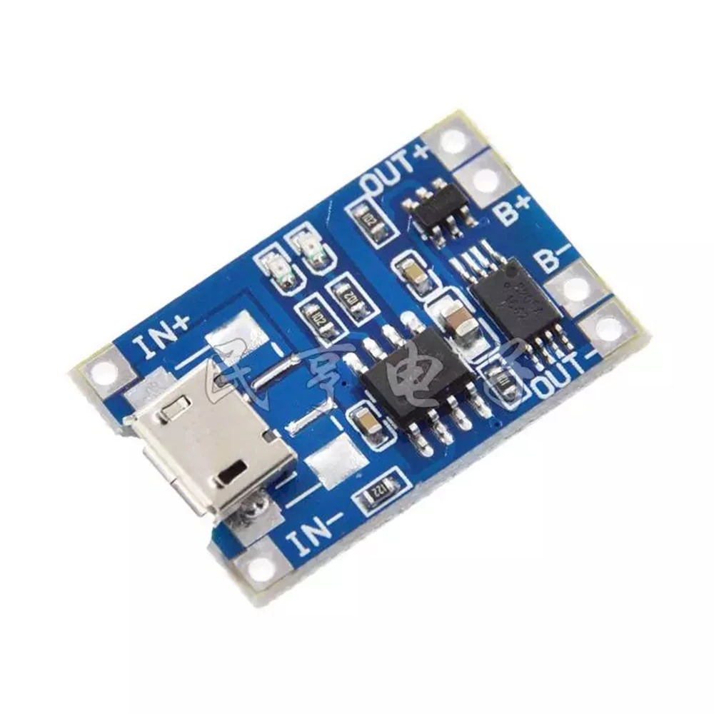 MH-ET LIVE 5pcs MicroUSB 5V 1A 18650 TP4056 батарея Au литиевая зарядка модуль совет с двойной