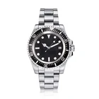 Мужские автоматические механические часы Parnis с стерильным циферблатом 40 мм, мужские часы с ремешком из нержавеющей стали GMT, мужские часы саутлера mekanik 2020