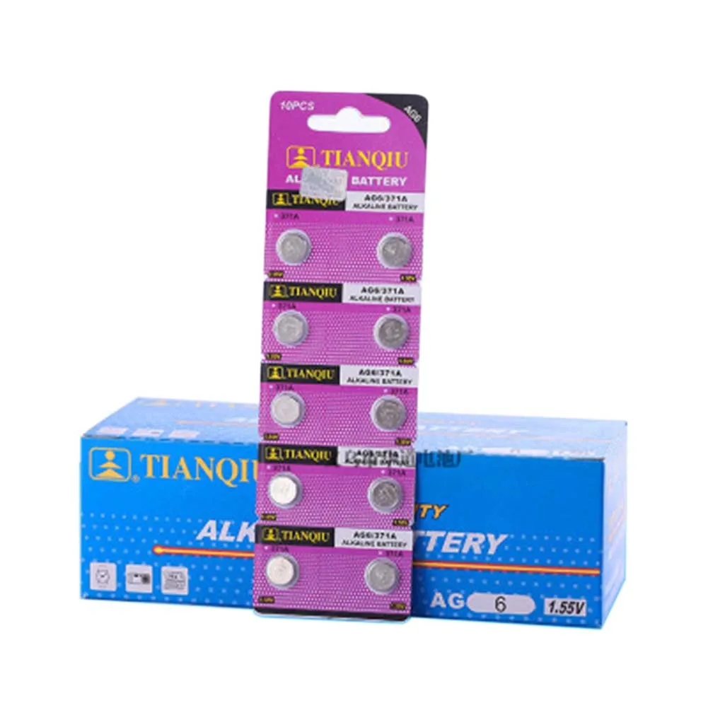 10 шт.; ; детское нижнее белье кнопочная ячейка AG6 LR920 SG6 LR69 SR69 SR920 LR921 SR921 171 370 371 CX69 1,5 В щелочные Батарея часы Батарея