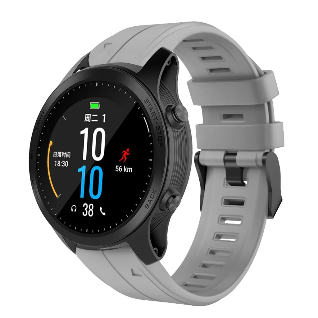 Силиконовый ремешок на запястье для мужчин, Т-образный ремешок для Garmin Forerunner 945, Смарт-часы, спортивные роскошные часы, браслет для женщин и мужчин 19Jun21