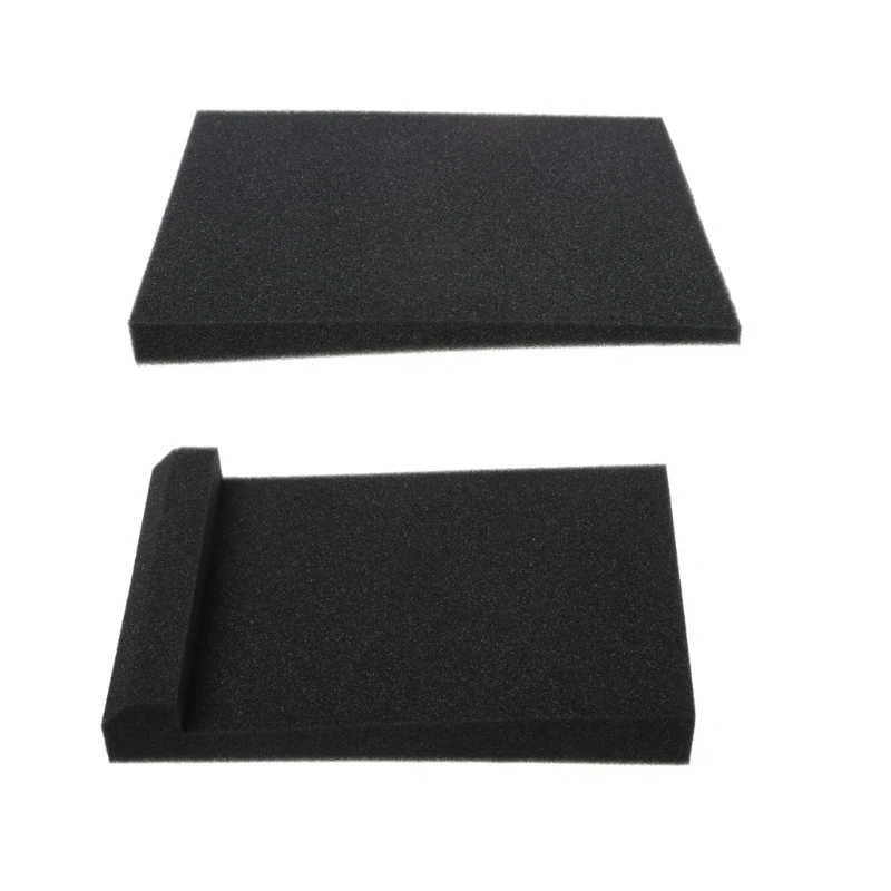 

2 Pcs Sponge Studio Monitor Speaker Acoustic Isolation Foam Isolator Pads 30x20x4.5cm