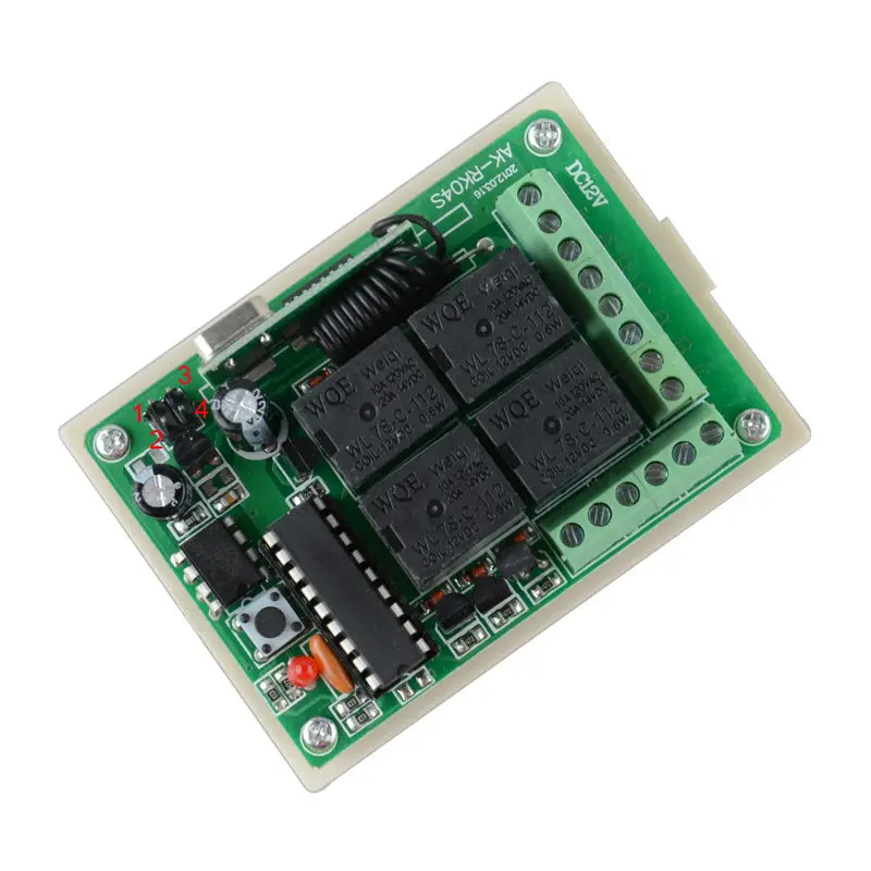 Домашний умный беспроводной Радиочастотный пульт дистанционного управления 12 В