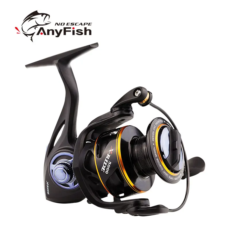 Рыболовная катушка ANYFISH X RIDE редукция 2000 3000 4000 5000 9 + 1 шарикоподшипник 5 2: 1/4.7:1