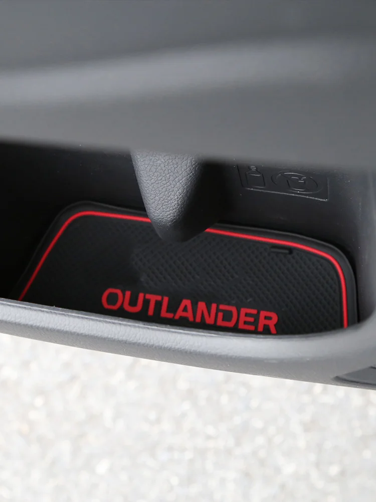 Для Mitsubishi Outlander 2016 2017 2018 2019 слот для ворот Коврик Нескользящие чашки коврики