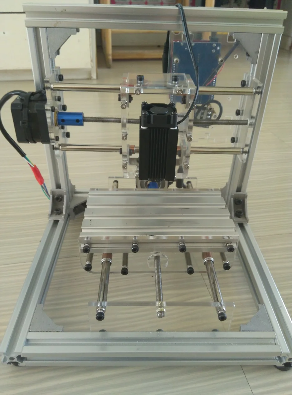 Лазерный гравировальный станок алюминиевый профиль мини лазерный ARDUINO для