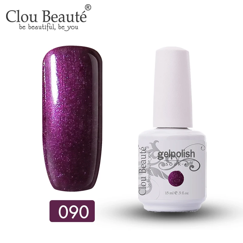 11090 Clou Beaute замачиваемый эмалированный Гель-лак 375 цветов УФ-гель для ногтей лак гель лак Полупостоянный гибрид ногтей искусство 15 мл - Цвет: 11090