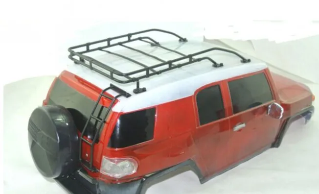 Багажный лоток на крышу с металлической лестницей для масштаба 1/10 TAMIYA 58588 CC01 F350