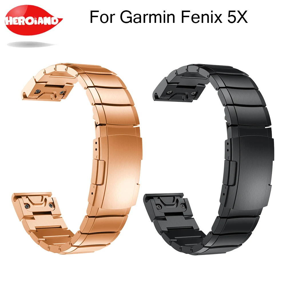 Браслет из нержавеющей стали для Garmin Fenix 5X GPS/Garmin 3 HR|Смарт-аксессуары| |