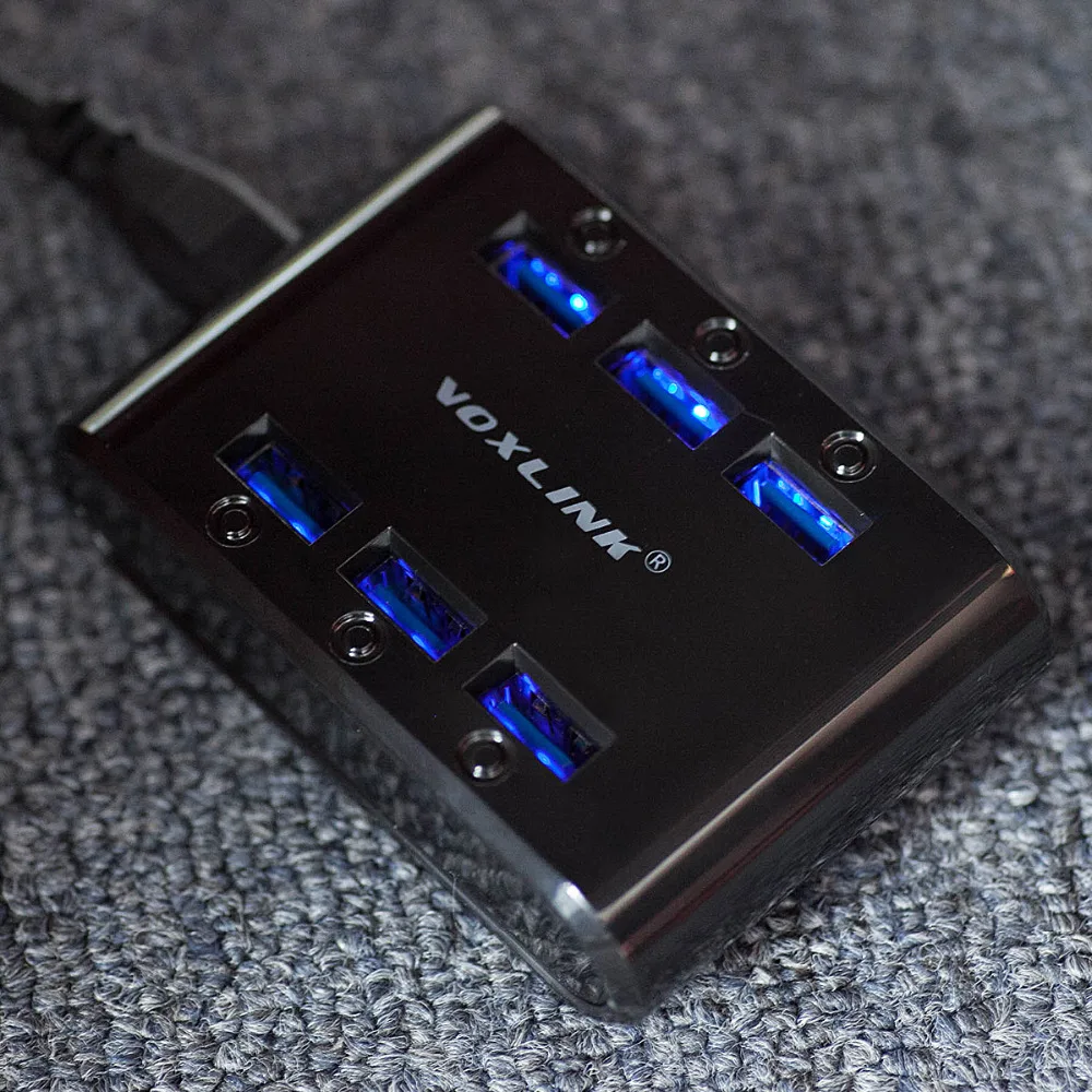 Voxlink мини Портативный multi Порты и разъёмы USB Зарядное устройство 24 Вт 4.8A 6 зарядка