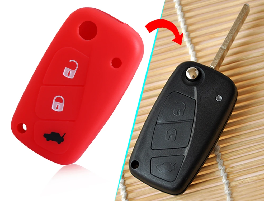 Чехол для автомобиля 3 кнопки FIAT Panda Stilo Punto Doblo Grande Bravo 500 Ducato|car key case cover|key for carcar styling