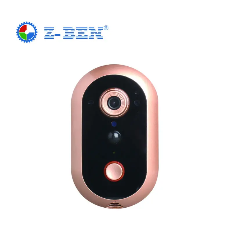 Z-BEN Smart Video Doorbell 720P HD IP Camera Wireless WiFi with Night Vision |