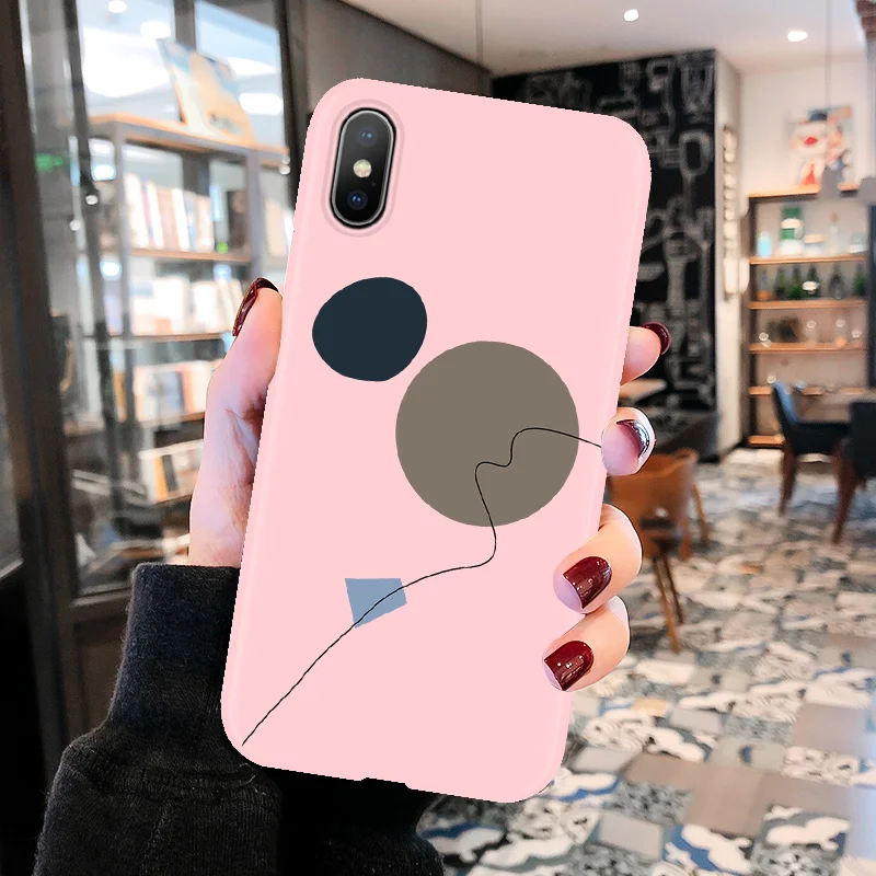 Чехол с мультипликационным французским бульдогом для iPhone 7, 6, 6 S, 8 Plus, Розовый матовый чехол для iPhone XS Max, для iPhone 11 Pro Max, XR X, мягкий чехол из ТПУ - Цвет: Kfe-yiquxian