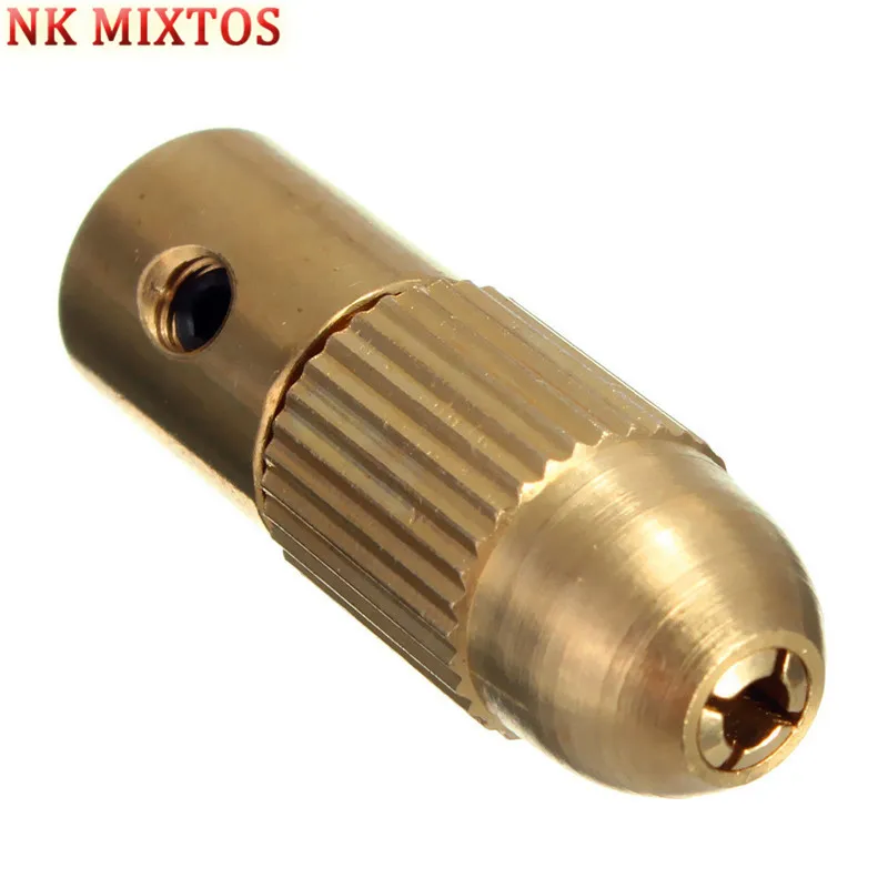 7Pcs 0.5-3mm Small Electric Brass Drill Bit Chuck Motor Shaft Clamp With Allen Wrench Power Tool Accessory | Инструменты