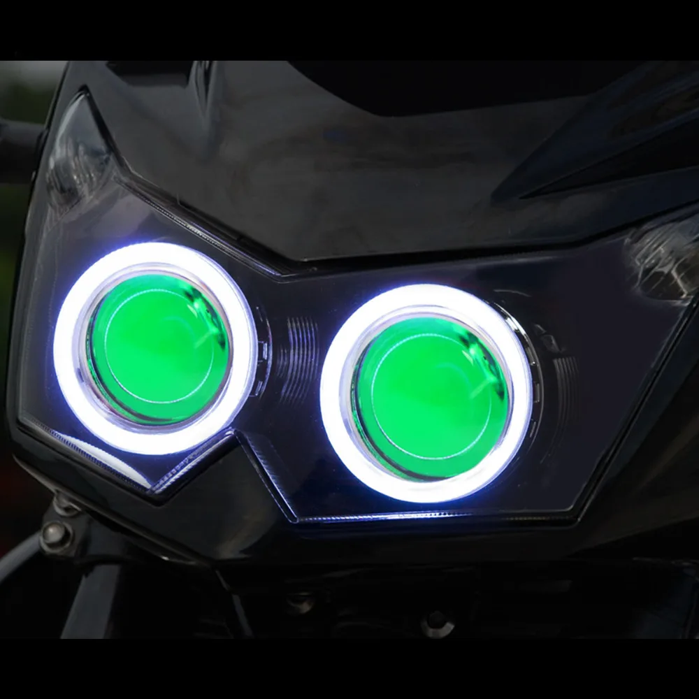KT Мотоциклов Фара для Kawasaki Z750 2007 2010 Полностью Фары Hid Комплект Frontlamp Ангел Гало