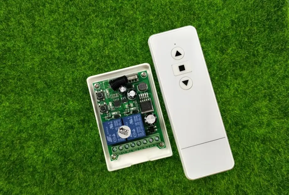 DC12V 24V 36V 48V 2CH DC 12V RF 433MHz беспроводной переключатель релейный модуль приемника с