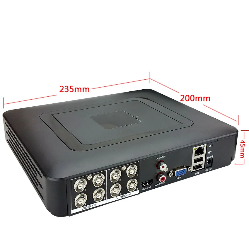 8 канальный мини AHD DVR NVR 6 в 1 AHD/аналоговый/TVI/CVI / IP Универсальный гибридный
