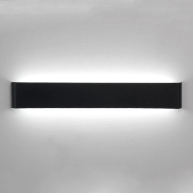 

Modern Aluminum LED Wall Lamps for living room Bathroom as Decoration Sconce Lights 8W/10W/12W/16W AC 90-260V White/Black/Silver