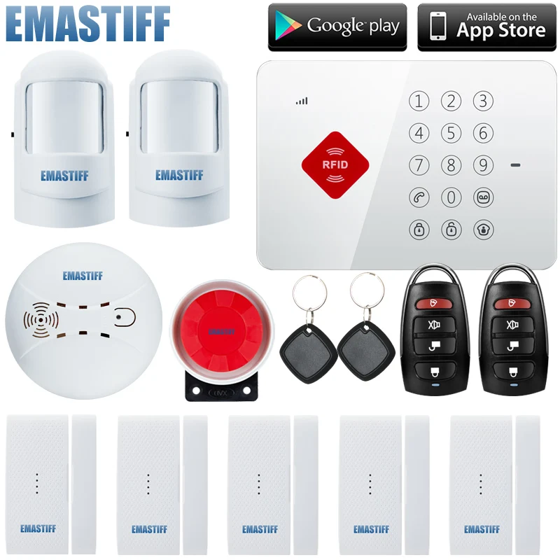 S3B Android/IOS приложение LCD Беспроводная и Проводная GSM охранная сенсорная клавиатура