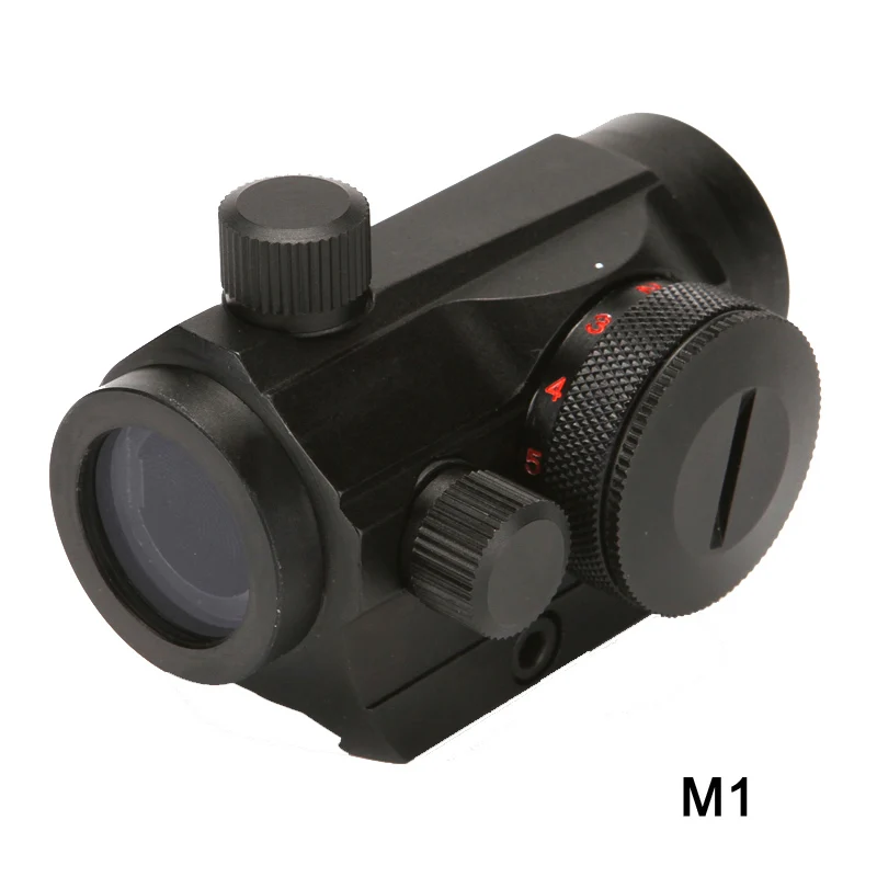 M1 Прицелы для охотничьих ружей Red Dot страйкбол тактический голографический оптический прицел 20 мм Rail Chasse caza Luneta Para Rifle - Цвет: M1