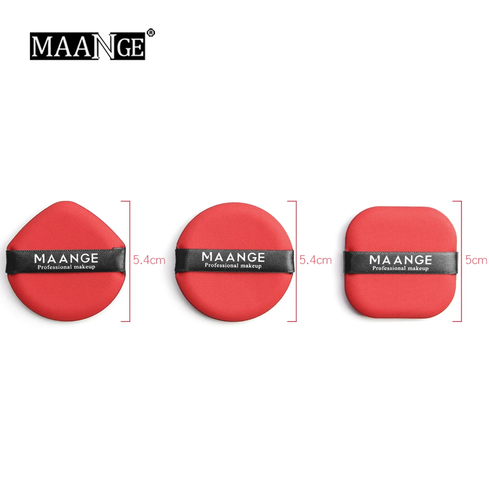 MAANGE 3 шт. кушон для макияжа губка спонж влажная сухая двойного назначения