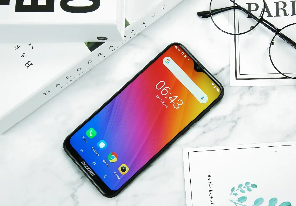 DOOGEE Y8 смартфон с 6 1-дюймовым дисплеем четырёхъядерным процессором MTK6739 ОЗУ 3 ГБ