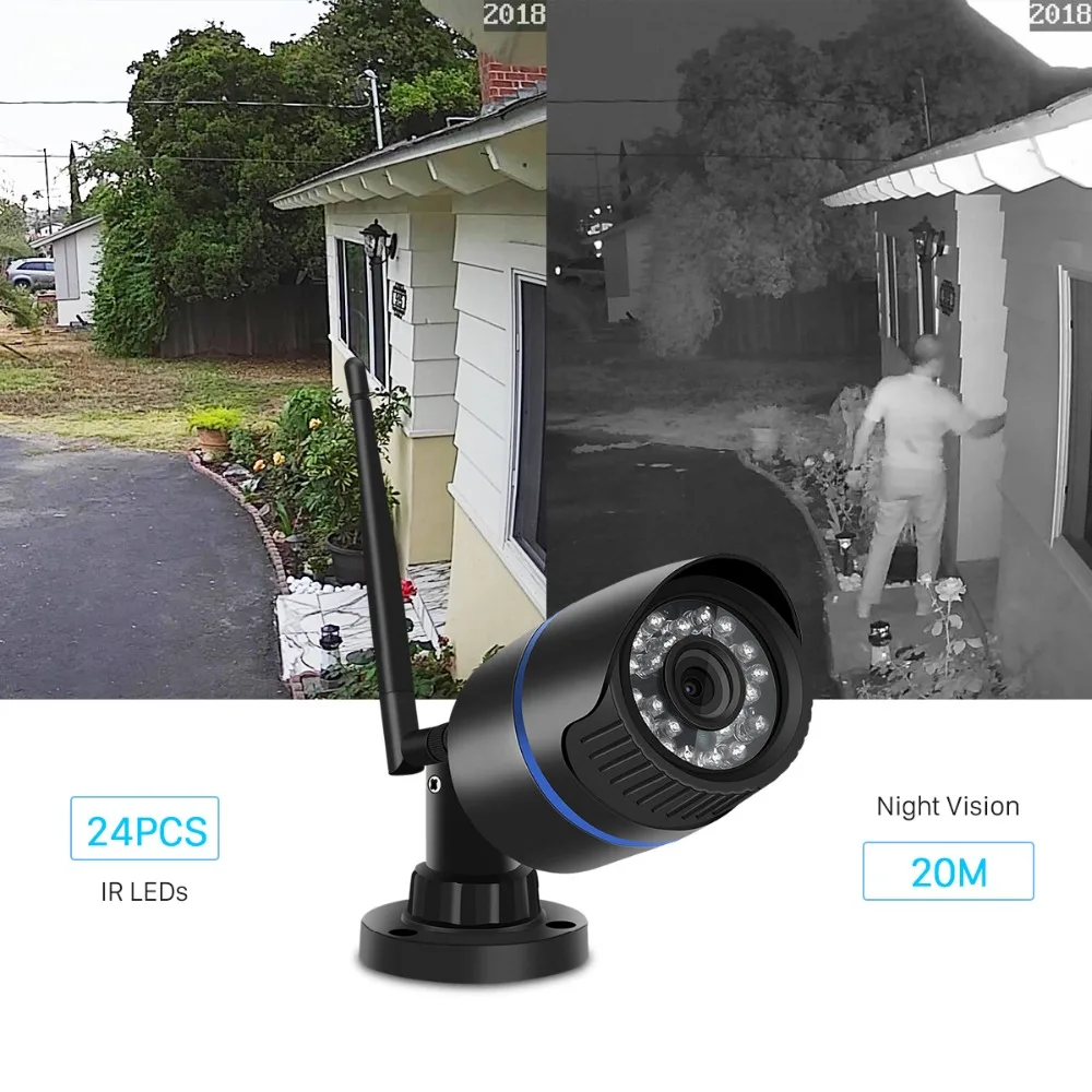 ANBIUX Yoosee IP Camera Wifi 1080P 960P 720P ONVIF Wireless Wired P2P CCTV Bullet Outdoor Camera With MiscroSD Card Slot Max 64G