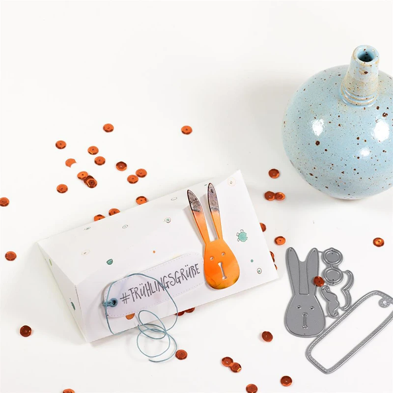 Новое поступление 2019 металлические Вырубные штампы CH Rabbit 3D сделай сам