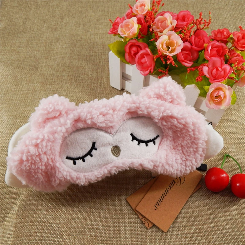 Спальные Маска Для Глаз Путешествия Овец Стиль Отдыха Льда или Горячей компресс