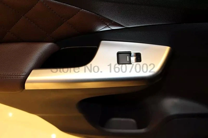 Для Honda CRV CR-V 2015 2016 4 шт. хромированный автомобильный подъемник для интерьера окна
