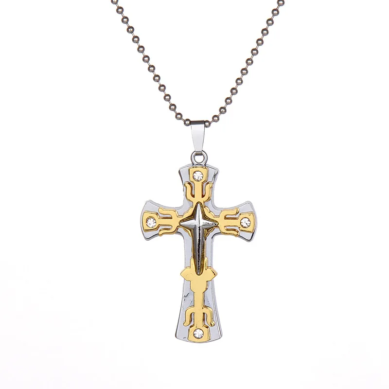 ZIRIS модное ювелирное изделие классическое ожерелье с крестиком подвеска из