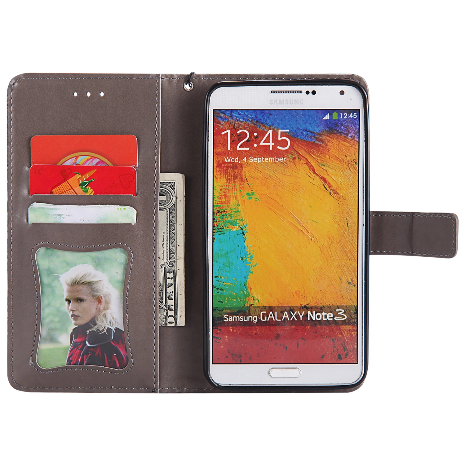 Чехол с откидной крышкой для Samsung Galaxy Note 3 кожаный чехол телефона SM N900 N9002 N9005 N900A