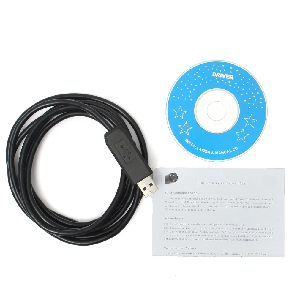 2 м 5.5 мм 6LED Водонепроницаемый USB эндоскопа бороскоп инспекции Камера область |
