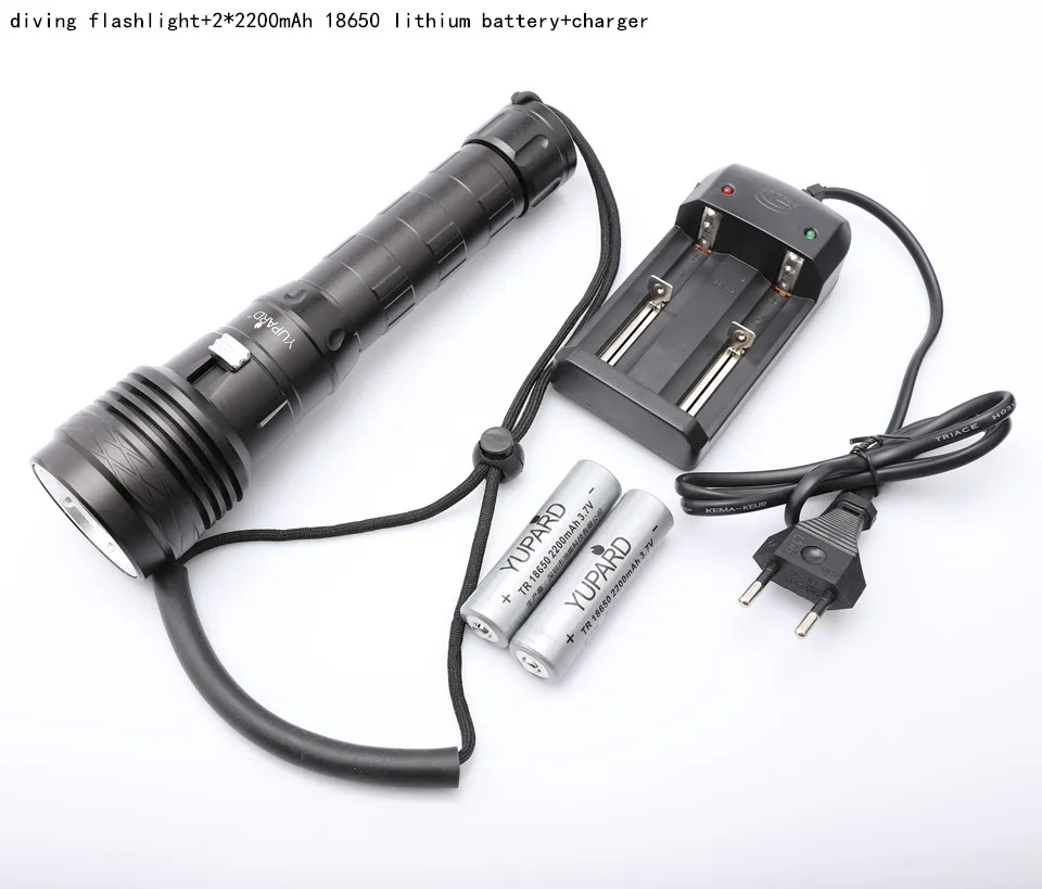 18650batterycharger XHP-50 светодиодный светильник-вспышка для подводной съемки, ультра яркий фонарь для подводного плавания 20000 люменов, водонепроницаемый заполняющий светильник, светильник-вспышка для ныряльщика - Испускаемый цвет: 18650batterycharger