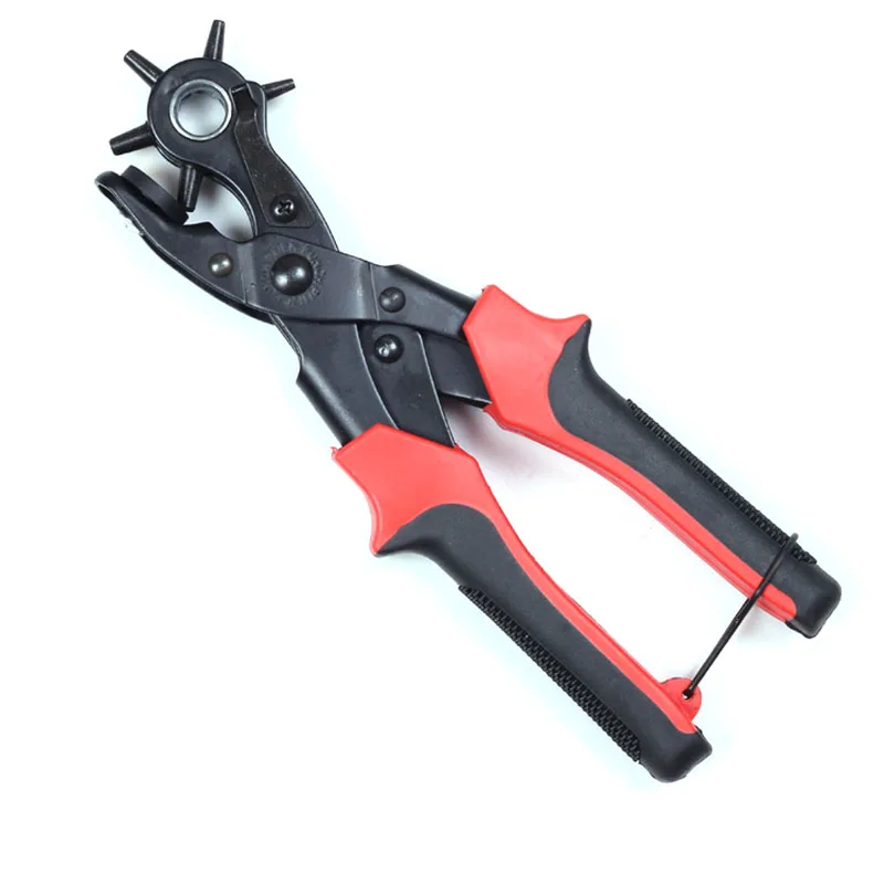 Сверхмощный дырокол для кожаных ремней плоскогубцы перфоратор вращающаяся