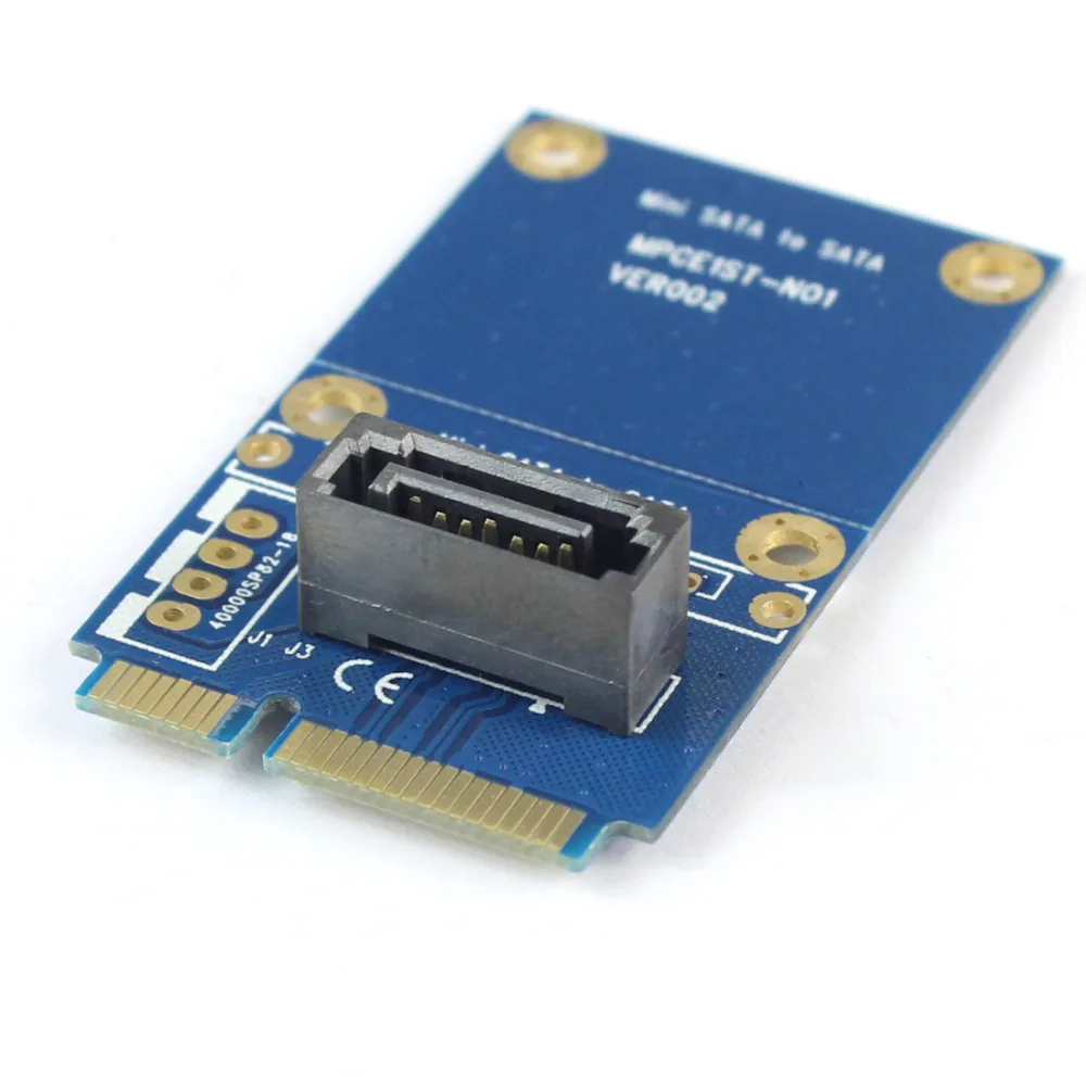 MSATA Mini PCI-e SATA SSD слот для 7 Pin HDD адаптер конвертации карт | Электроника
