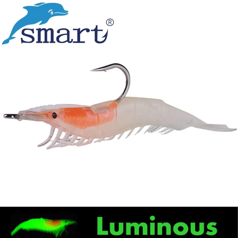 5 шт. мягкая рыболовная приманка в виде креветки 60 мм 3 г 90 10 г|soft shrimp|fishing lureleurre souple |