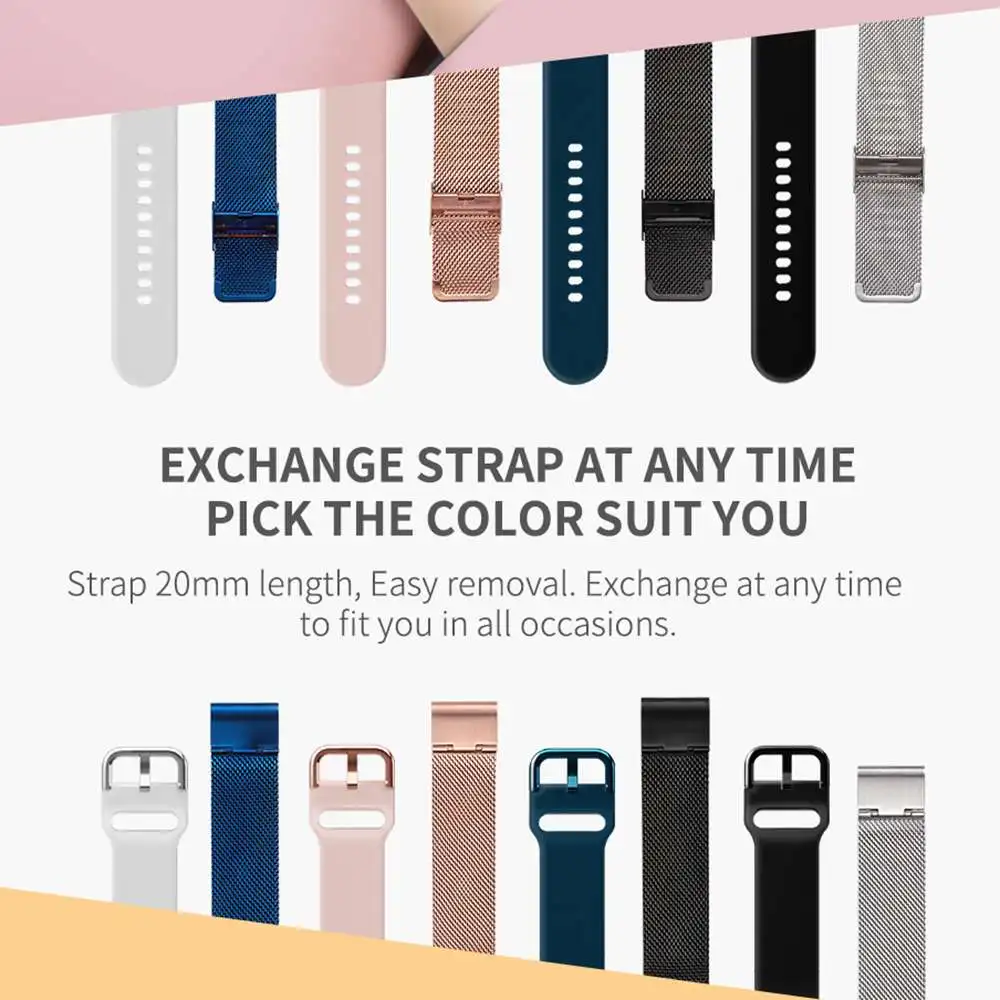 DT88 умный Браслет цветной экран Smartwatch Женская мода Фитнес-трекер монитор