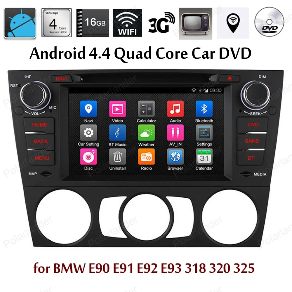 Android 320/325 автомобильный DVD четырехъядерный с поддержкой BT 3G WiFi GPS Mirror Link DAB TPMS для BMW