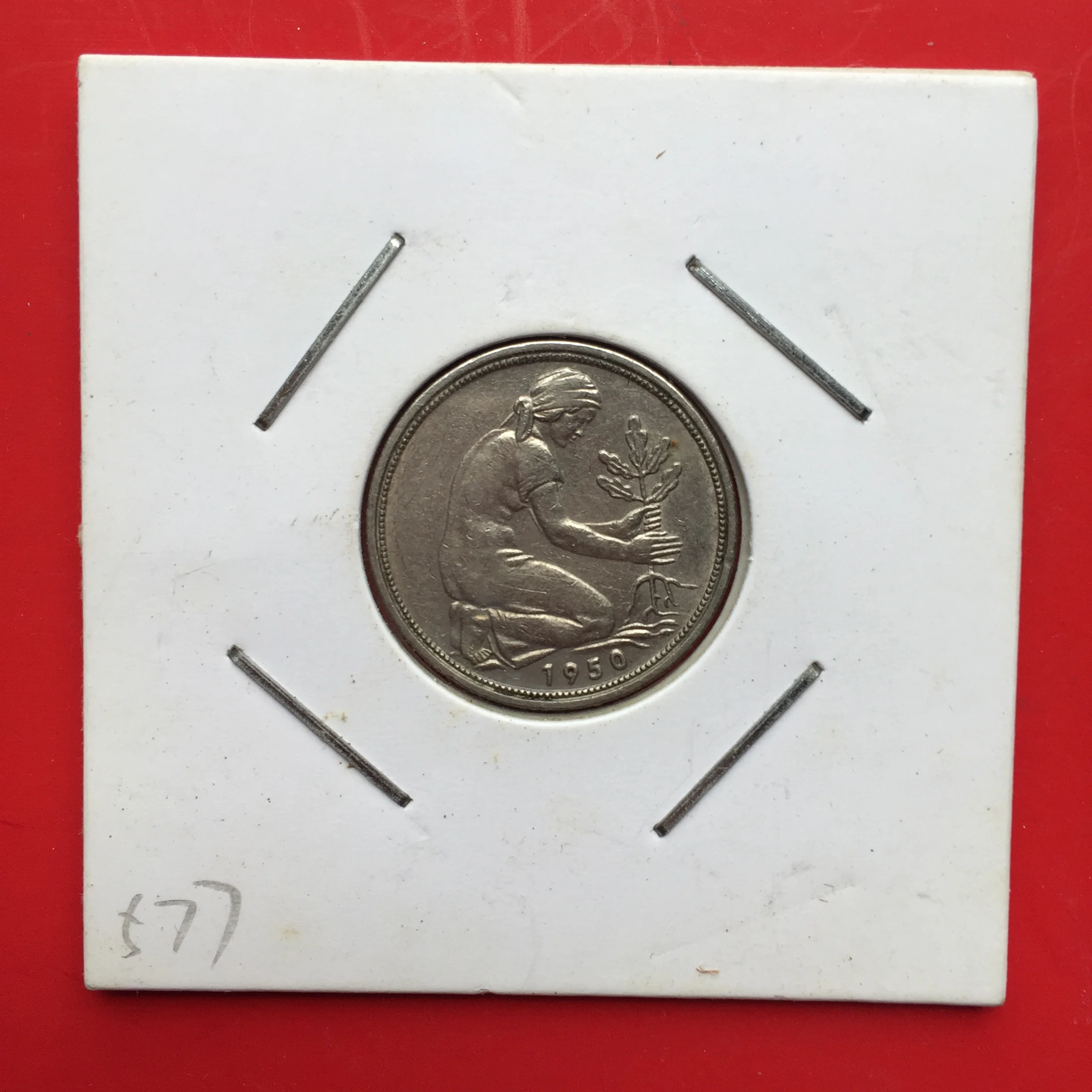 Federal Rubber of German 50 Finney Coin EU Europe 100% настоящие и исходящие монеты для коллекции